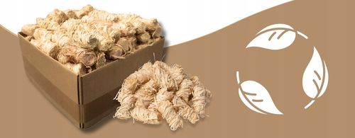 Podpałka do kominka rozpałka grilla pieca ekologiczna naturalna na Arena.pl