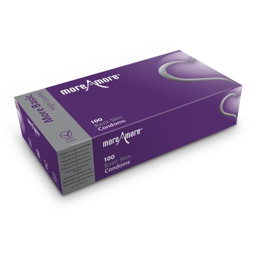 Prezerwatywy - MoreAmore Condom Basic Skin 100 szt na Arena.pl