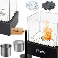 Virella Biokominek Wolnostojący Bezdymny Do Domu Ogrodowy Taras Bio Kominek