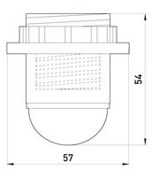 OPRAWKA BAKELITOWA Z PIERŚCIENIEM E27 CZARNA - EX-S9100008