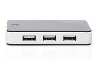 Hub USB DIGITUS DA-70222 7xUSB 2.0, aktywny, czarny