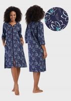 Szlafrok damski na suwak bawełniany z kieszeniami na zamek 3XL Vienetta