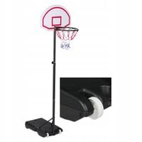 Zestaw Do Kosza Koszykówki Kosz Stojak Mobilny Regulowany Do 246 Cm Outdoor