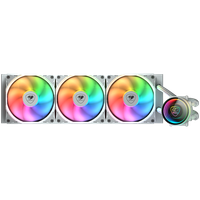 cougar poseidon elite argb 360 white aio liquid watercooling