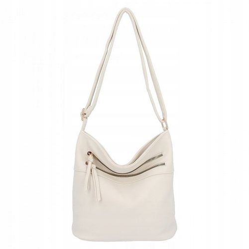 Herisson - torebka worek dwa zamki skóra ekologiczna beżowy 1052L2073 na Arena.pl