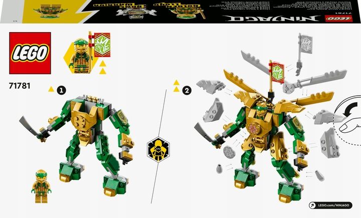 LEGO Ninjago Starcie Lloyda z Mechem EVO 71781 zdjęcie 8