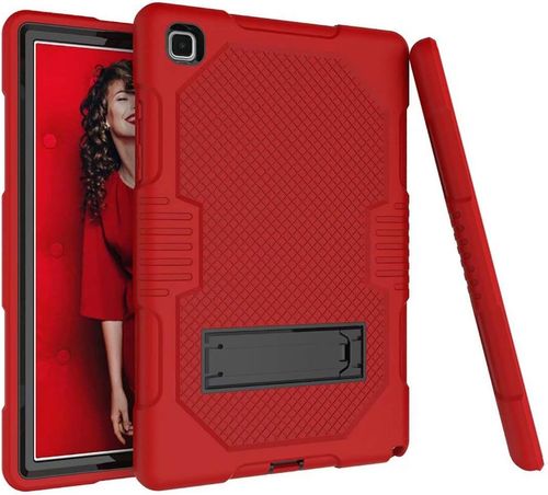 Etui do Samsung Galaxy Tab A7 10.4" Pancerne z Podstawką Czerwone na Arena.pl
