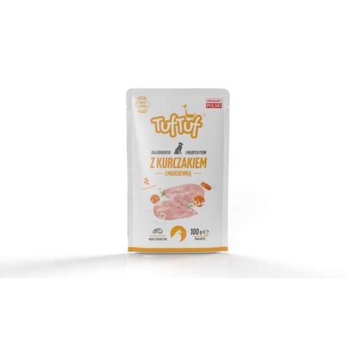 TUF TUF Saszetka kurczak z marchewką 100 g na Arena.pl