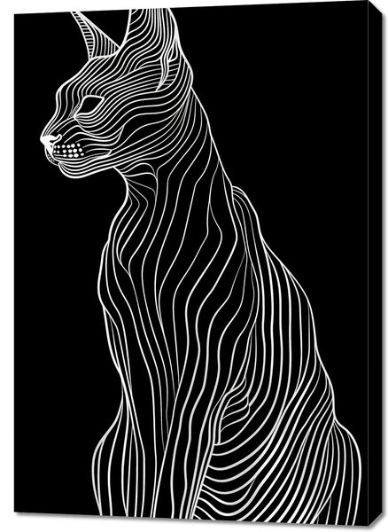 Obraz 70x100cm Minimalny Kontur zdjęcie 1