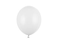Balony pastelowe białe strong, 27 cm 3 szt.