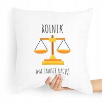 Poduszka Prezent Idealny Dla Rolnika Ma Zawsze Z Nadrukiem Ze Zdjęciem