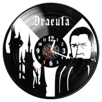 Zegar ścienny z płyty winylowej Dracula 1841.14