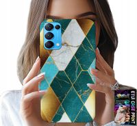 ETUI DO OPPO RENO5 4G 5G - ELEGANCKIE MODNE WZORY CASE + FOLIA