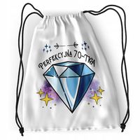 Plecak Urodziny 70 70Te Sportowy Szkolny Worek Z Nadrukiem Ze Zdjęciem