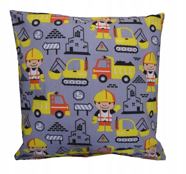 Poszewka poduszka bawełna BOB BUDOWNICZY zdjęcie 1