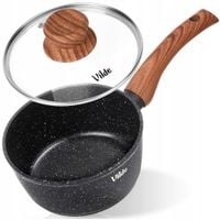 Rondel GRANITOWY garnek pokrywką do gotowania duszenia GRANITICA 16 cm 1,2L