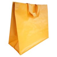 torba na zakupy 36l 45x40x20 gładka żółta 1szt