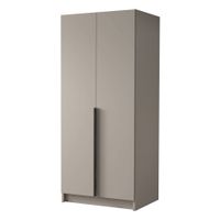 Szafa BONO I 100 cm-pojemna garderoba-KASZMIR+CZARNY