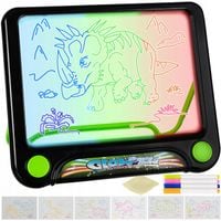 TABLET GRAFICZNY ZNIKOPIS TABLICA MALOWANIA ŚWIATŁEM LED SZABLON DINOZAUR