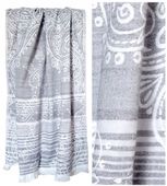Ręcznik plażowy Pareo bawełna 90x180 Greno Ocean Gray szary