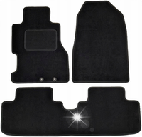 Dywaniki Welurowe Zestaw Komplet do Honda Civic VII 3D 2001-2006