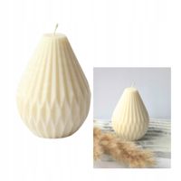 Świeca sojowa wolnostojąca dekoracyjna tuba na prezent naturalna handmade