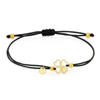 bransoletka na rękę stal chirurgiczna na sznurku bst1553cz