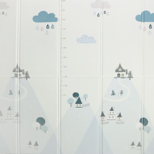 Dwustronna edukacyjna piankowa mata dziecięca XXL 180x200 cm - pingwinek na Arena.pl