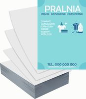 Ulotki A5 reklamowe firmowe 5000szt projekt w cenie PRALNIA