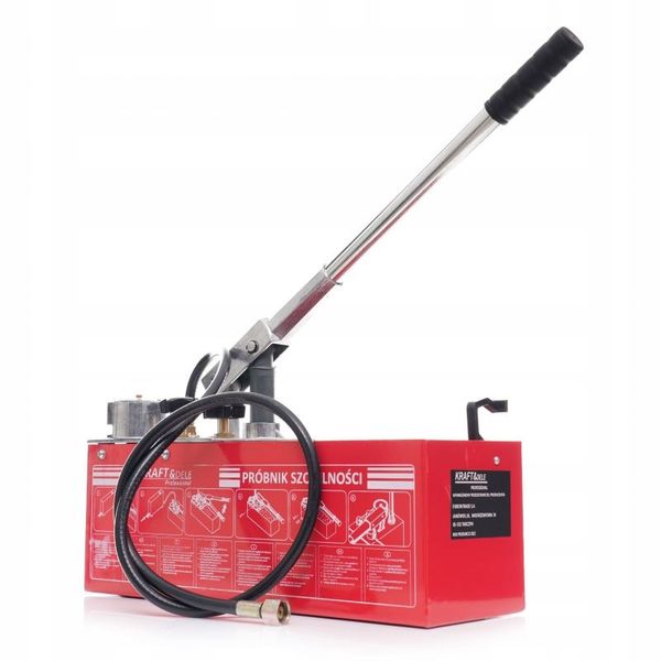 POMPA KONTROLNA DO PRÓB CIŚNIENIOWYCH SZCZELNOŚCI 0-50KG 45ML 12L TESTER zdjęcie 11