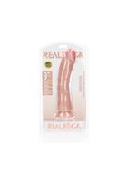 curved realistic dildo with suction cup   9/ 23 cm