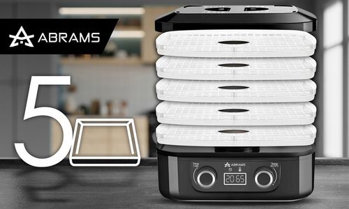 SUSZARKA DO GRZYBÓW WARZYW I OWOCÓW 400W REGULACJA TEMPERATURY TIMER 5 na Arena.pl