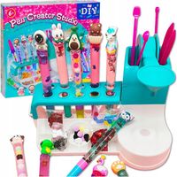 FABRYKA DŁUGOPISÓW WIELKI ZESTAW KREATYWNY DLA DZIECI DZIECKA AKCESORIA