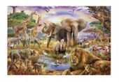 Puzzle 1000 Elementów Afrykańska Dżungla Panorama 75X50 Cm Zwierzęta