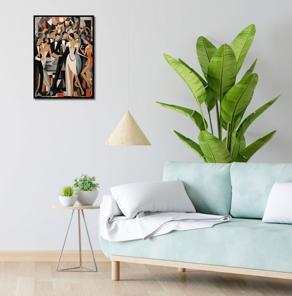 Plakat 40x55cm Bal w Art Deco zdjęcie 4