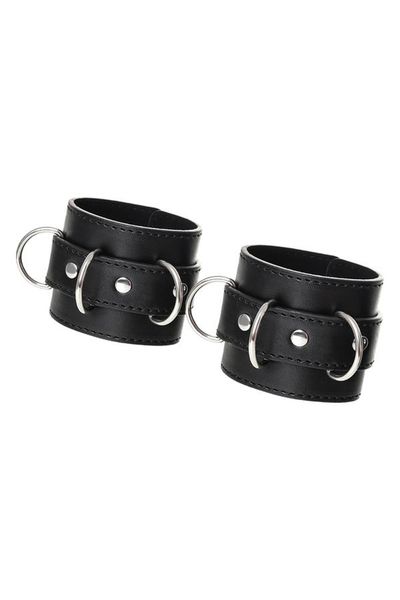 Anonymo Handcuffs, Pu Leather, Black zdjęcie 10