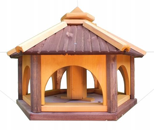 Karmnik dla ptaków drewno z wsypem Karmniki KW60 na Arena.pl