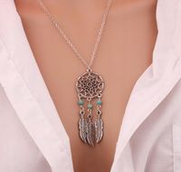 Biżuteria Naszyjnik Dream Catcher Łapacz Snów Amulet Talizman Szczęście Hit