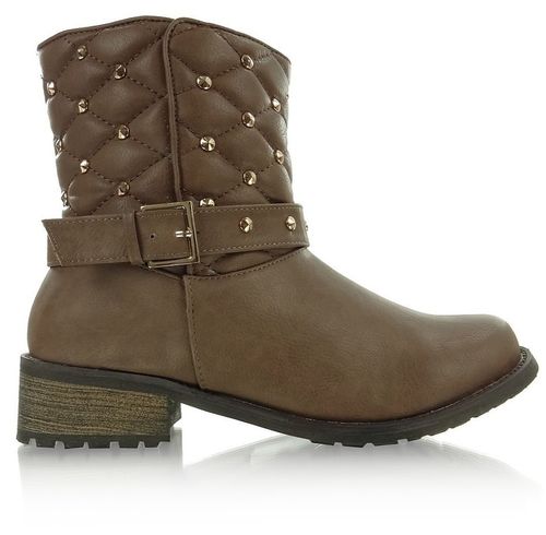 Botki pikowane 200-62 KHAKI - 37 na Arena.pl
