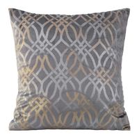 Poszewka dekoracyjna ARETA 40x40 Eurofirany stalowo/srebrna