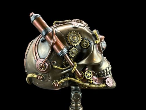Czaszka na podstawce Steampunk VERONESE WU76570V4 na Arena.pl