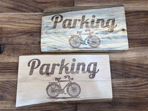 Drewniana tablica szyld PARKING na Arena.pl