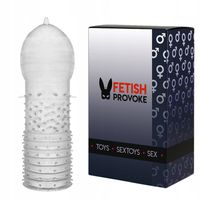 Nakładka erekcyjna na penisa, pogrubiająca.