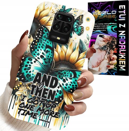 ETUI DO XIAOMI NOTE 9 PRO / 9S - AND THEN I GOT UP, KOBIECE WZORY + FOLIA na Arena.pl