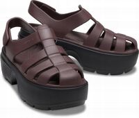 Damskie Sandały Platforma Crocs Stomp Fisherman 209938 Sandal 39-40