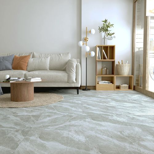 Płytki Winylowe Samoprzylepne PVC Szary Marmur 30x30 cm Zestaw 24 Sztuk na Arena.pl