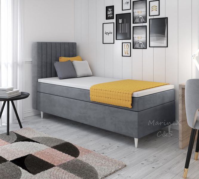 Łóżko kontynentalne jednoosobowe Paris 100cm x 200cm PRODUCENT zdjęcie 2