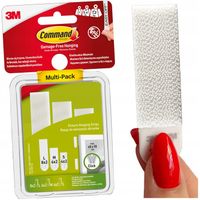 Rzepy Samoprzylepne d Wieszania Obrazów COMMAND do 7,2kg Zestaw