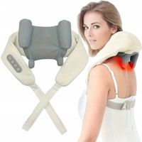 Masażer karku bezprzewodowy kołnierz Shiatsu do masażu szyji ramion ciała