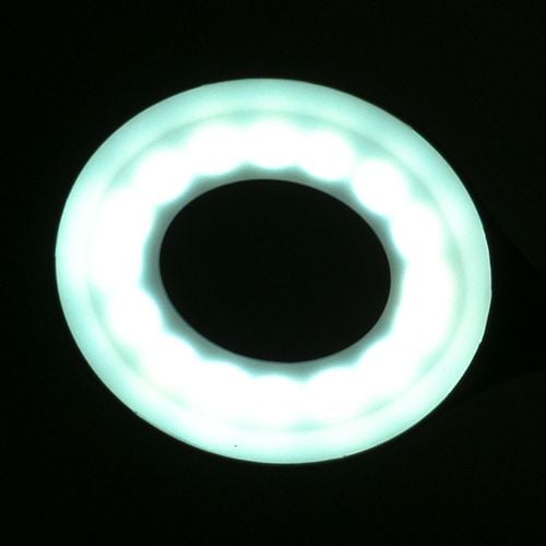 Lampka ring led snake na biurko biała na Arena.pl